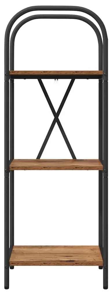 Könyvespolc Régi fa 40 x 30 x 109 cm Faanyag