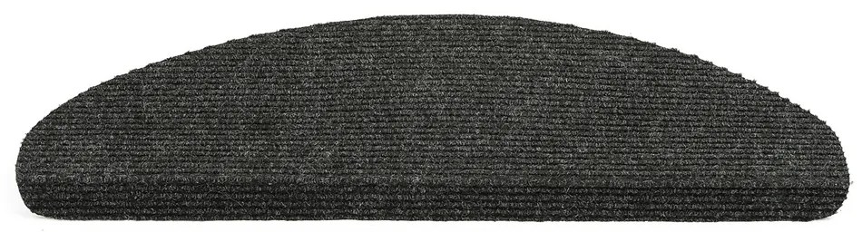 Quick step lépcsőszőnyeg, fekete, 24 x 65 cm
