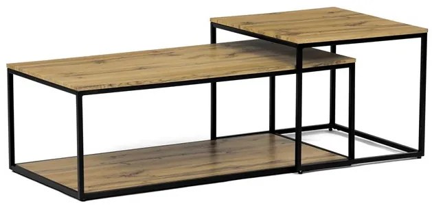 Dohányzóasztal 100×50 cm, MDF, Vad Tölgy. CT-X7123 OAK