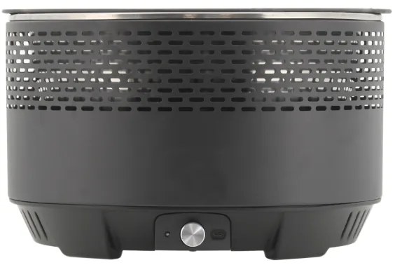 Asztali faszenes grillsütő 4xAA/USB fekete