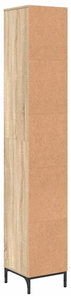 Fürdőszobai magas szekrény sonoma tölgy 31.5 x 33 x 190 cm
