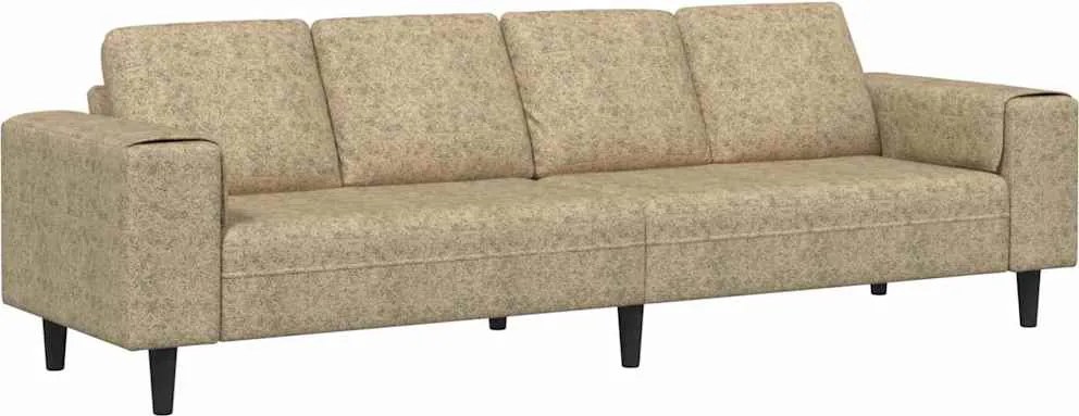 vidaXL Nappali Kanapé Világosszürke 250 x 77 x 76 cm