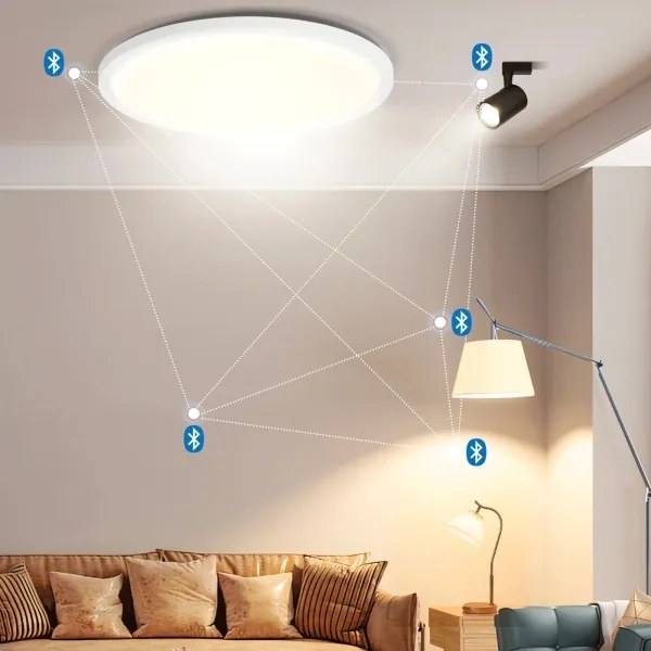 Brilagi - LED RGBW dimmelhető mennyezeti lámpa VIBE LED/36W/230V 3000-6500K fehér + távirányító