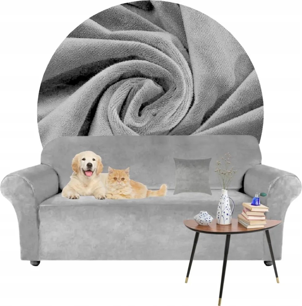 Kanapé Huzat Kanapé Sarok Rugalmas Velúr 145-185 Oeko Tex