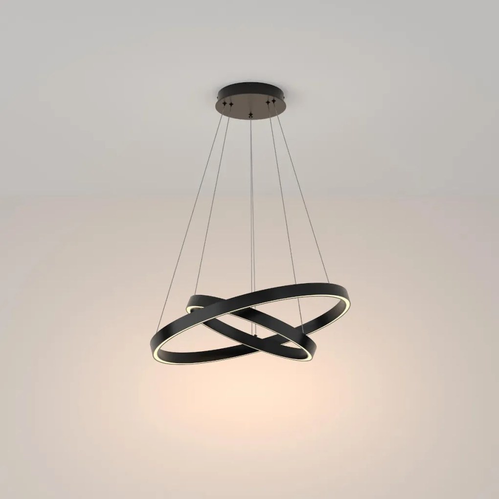 Maytoni RIM MOD058PL-L55B3K Függőlámpa 2x61W/LED 3000K 3500LM IP20