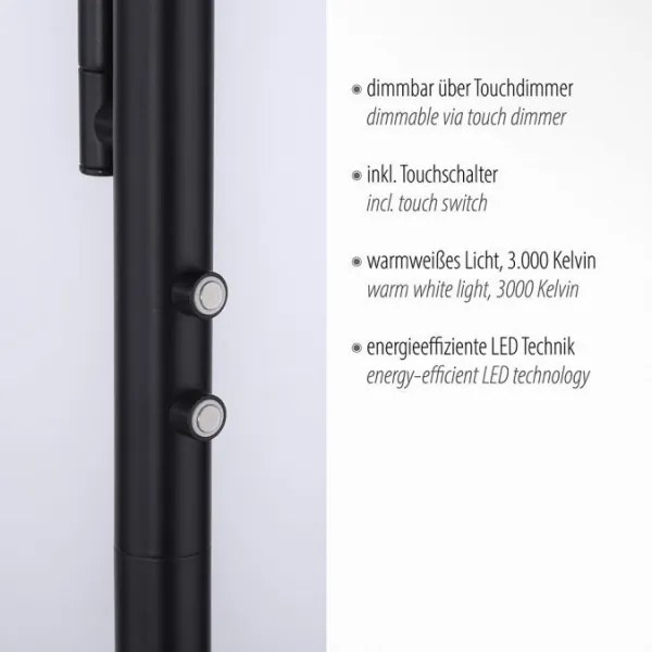 Leuchten Direkt 11710-18 - LED Dimmelhető lámpa HANS LED/21,5W/230V + LED/4W