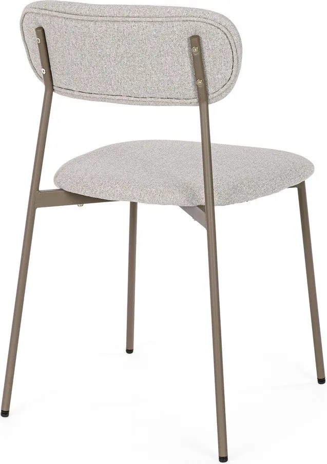 Világosbarna kárpitozott étkezőszék Inka – Yes Everyday