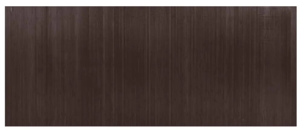 sötétbarna bambusz térelválasztó 165 x 400 cm