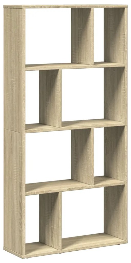 sonoma tölgy színű szerelt fa könyvespolc 60 x 20 x 120 cm
