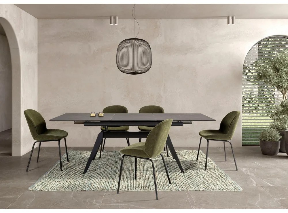 Kerámia étkezőasztal 90x160 cm Lula – Marckeric