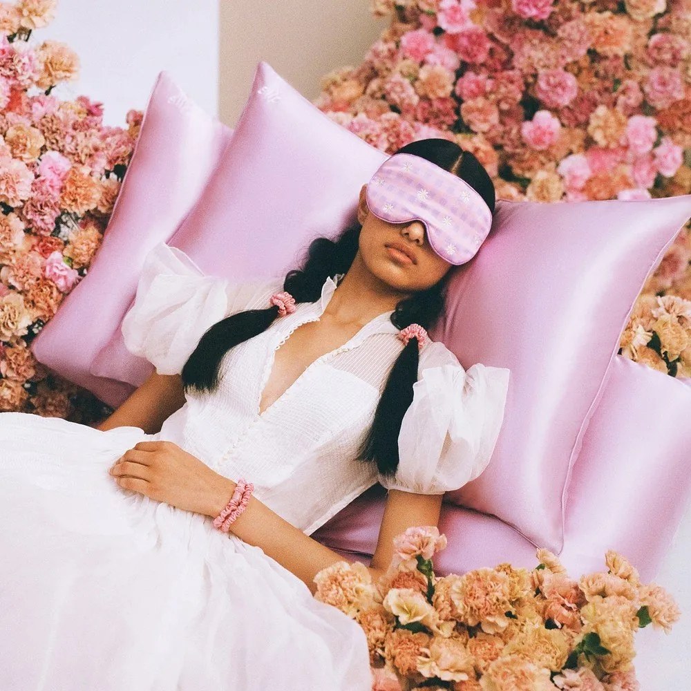 Selyem párnahuzat 51x76 cm Wildflower – slip