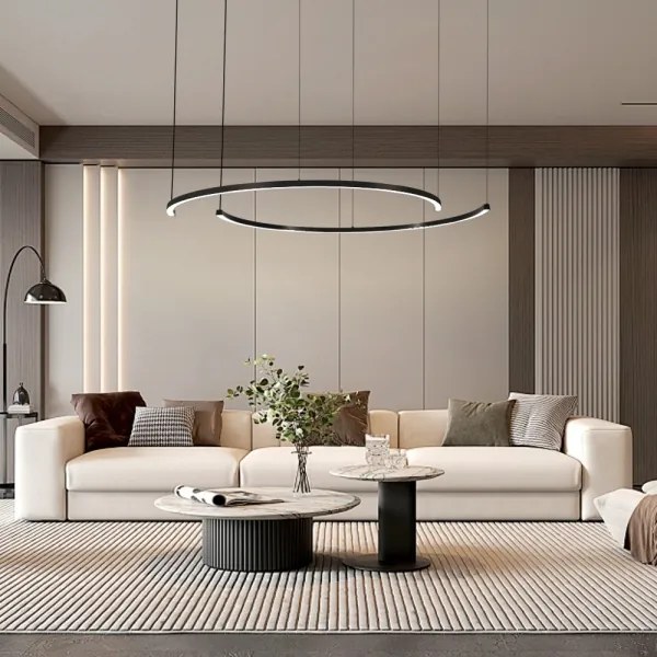 Immax NEO 07329L - LED dimmelhető, kábelre függeszthető csillár FINO 72W/230V 120 cm fekete Tuya+ távirányító