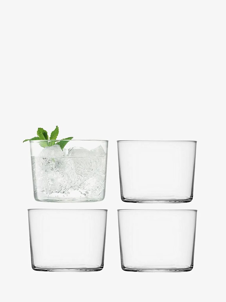 Gio üveg, 220 ml, átlátszó, 4 db-os készlet - LSA International