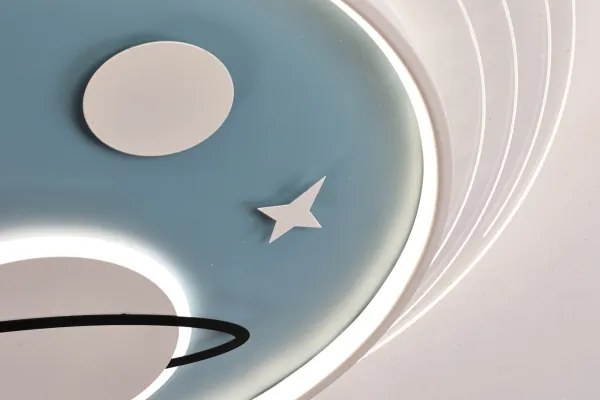 Brilagi - LED gyerek mennyezeti lámpatest STARSHIP LED/64W/230V 3000/4500/6000K kék