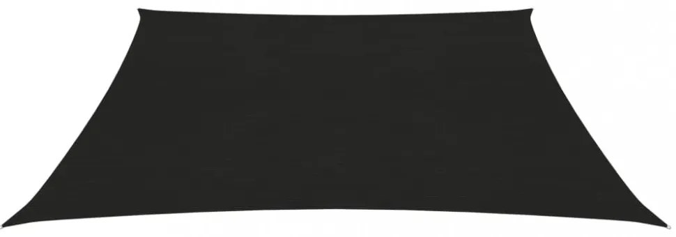 fekete HDPE napvitorla 160 g/m² 7 x 7 m