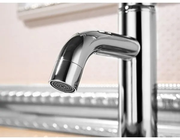 REA-B4101 - LUNGO mosdócsaptelep, 16,5 cm, fényes króm