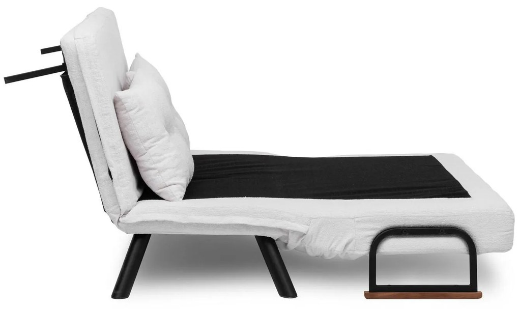 Kanapé futon Sandy (fehér). Akció -22%. 1101768