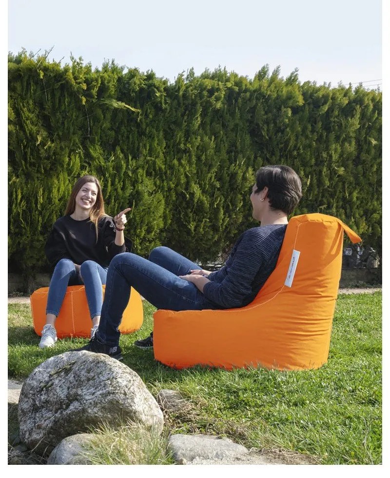 Narancssárga babzsákfotel EVA Sport – Floriane Garden
