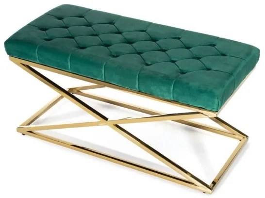 Steppelt pad SALIBA 50x97 cm arany/zöld