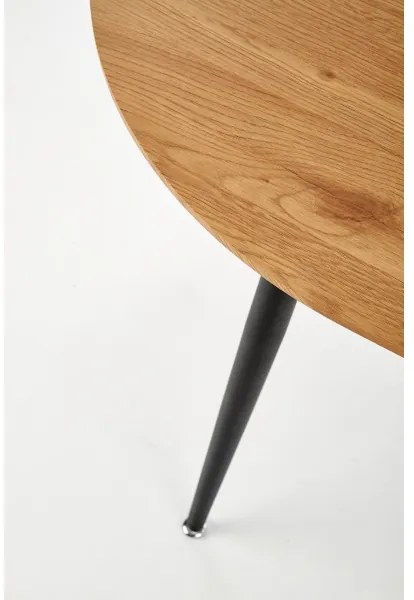 BALNOR étkezőasztal tölgy/fekete