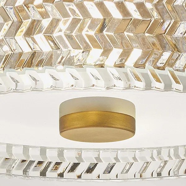 Hinkley HK-ELLE-F-S-HB - Mennyezeti lámpa 2xE27/60W/230V átm. 30,5 cm arany