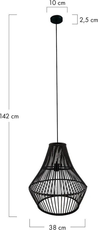 Dijk BAMBOO 55703-074 Függőlámpa 1x40W/E27 IP20