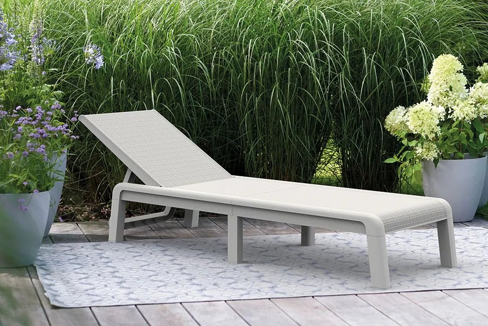 Keter napozóágy MALLORCA  fehér