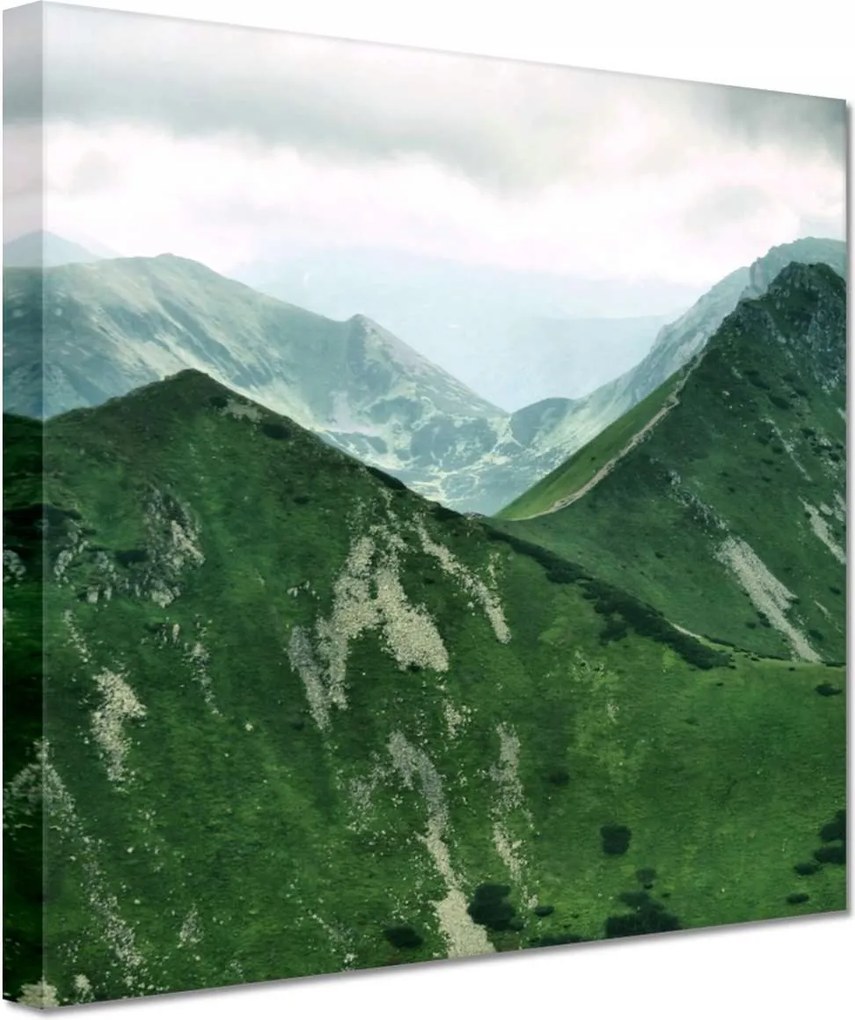 Vászonkép 60x60 Tátra Lengyel hegyek Kilátás