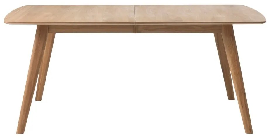 Bővíthető étkezőasztal tölgyfa dekorral 90x150 cm Rho – Unique Furniture