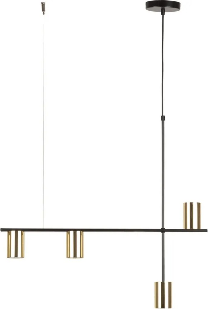 Sigma lighting modern függeszték vendo fekete sárgaréz sig33690