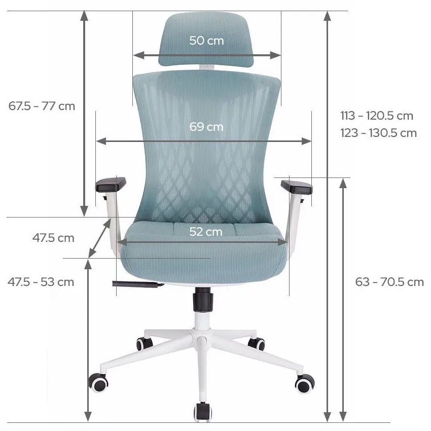 Ergomax ergonomikus irodai forgószék patina