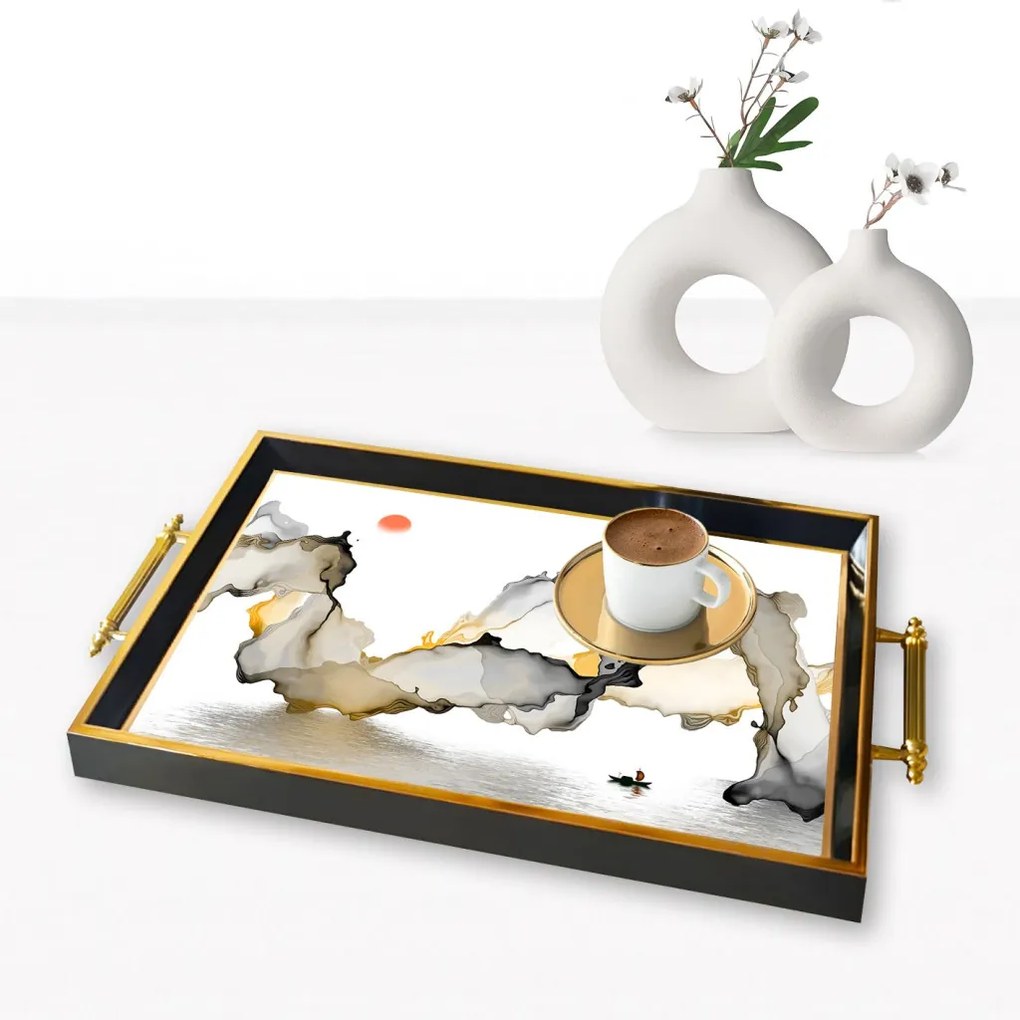 Üveg tálca, 38×24 cm – TPA9876