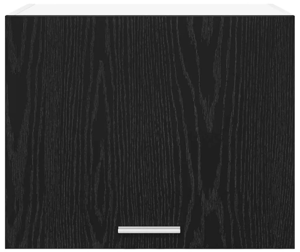 Függő szekrény Riga 2 pcs Fekete tölgy és fehér 50 x 31 x 40 cm