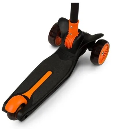 Lionelo - Gyermek roller TIMMY 3xAA narancs/fekete