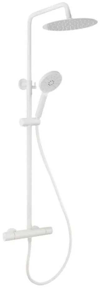 BATH DELUXE 31-120-05-01-00 - DRAGOR matt fehér termosztátos zuhanyszett
