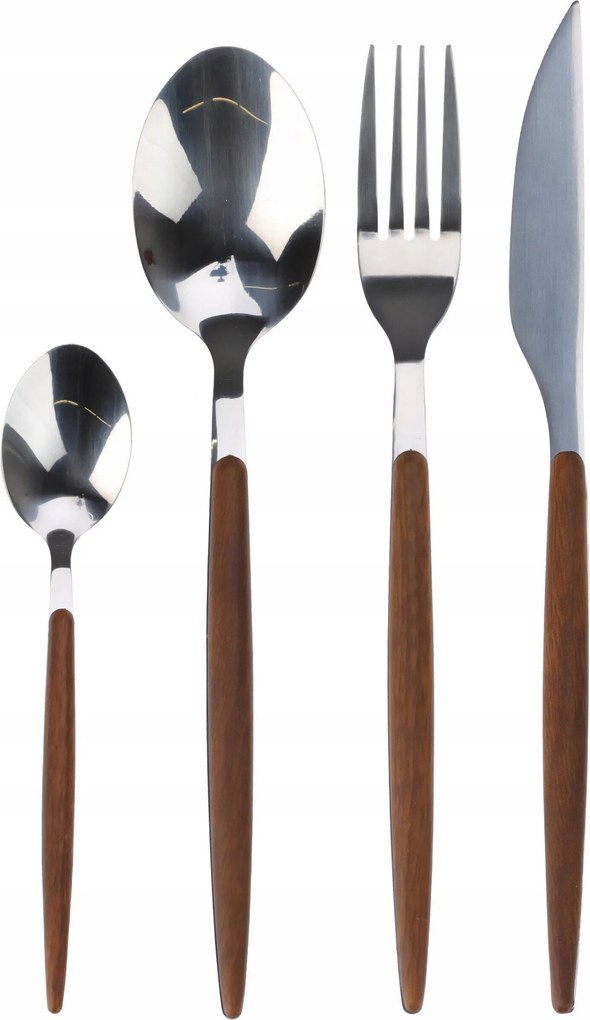 Evőeszköz Szett 4 Személyes Evőeszköz Szett Fogantyúkkal 16 Részes