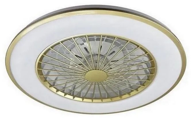 LED Mennyezeti lámpa ventilátorral OPAL LED/48W/230V + távirányítás