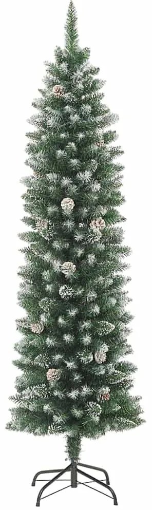 Mű Karcsú Karácsonyi Fa Zöld 210 cm PVC és műanyag