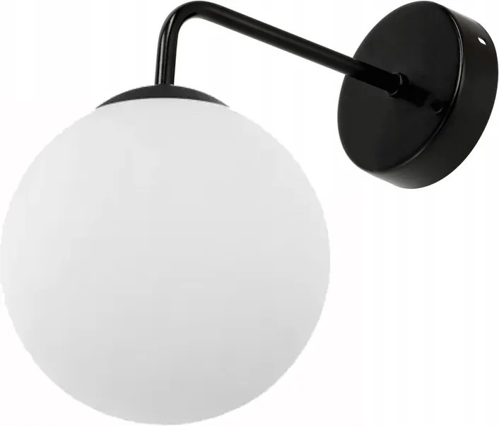 Fali lámpa fix egyenes Loft lámpabúra Üveg Gömb 1x E27