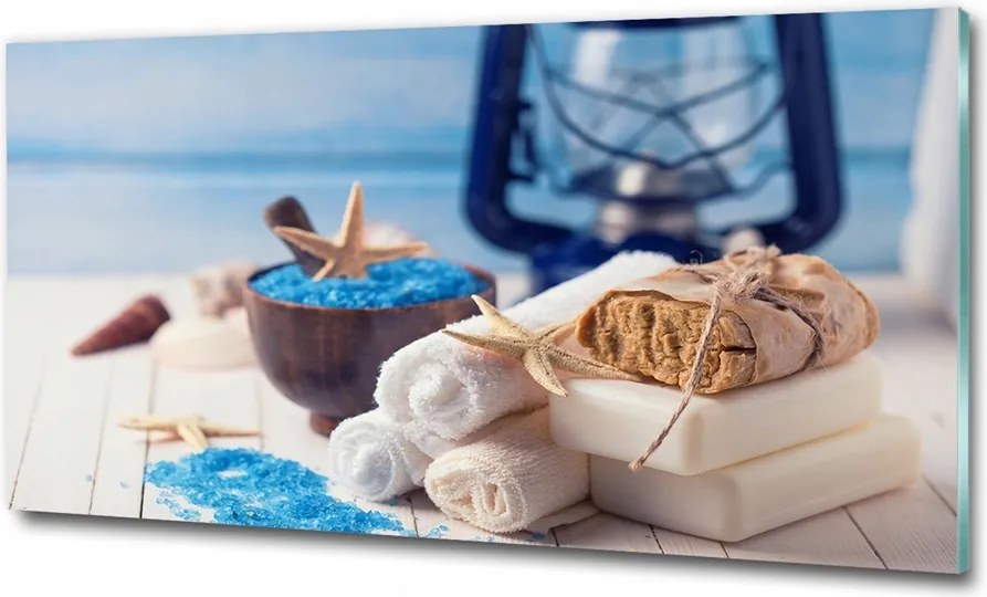 Fotó-üvegkép Szívek a táblán 100x70