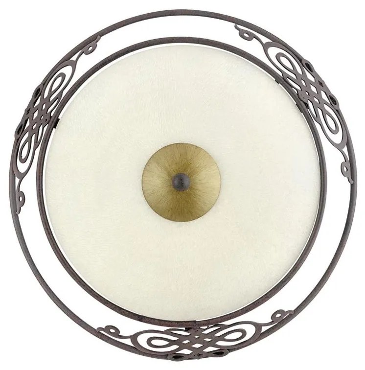 EGLO 86711 - MESTRE fali/mennyezeti lámpa 1xE27/60W antik barna /arany