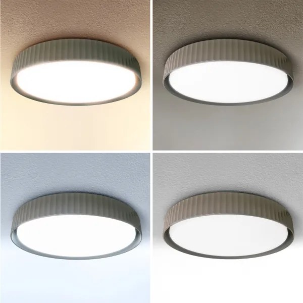 Brilagi - LED fényerőszabályozható mennyezeti lámpa LUCIA LED/60W/230V Ø 59 cm taupe+távirányító