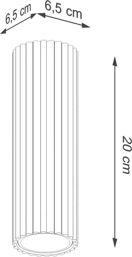 Szürkésbarna fém spotlámpa Gleam – Sollux