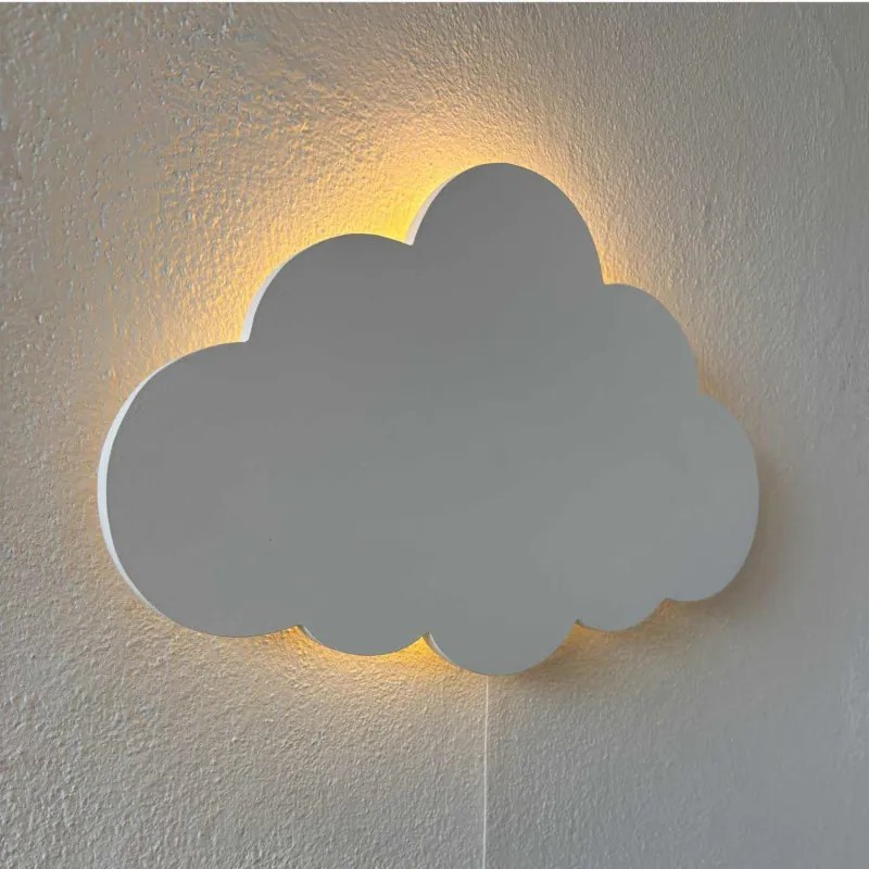 LED fali dekoráció felhő formájában – Éjszakai fény gyerekszobába | LUNIK