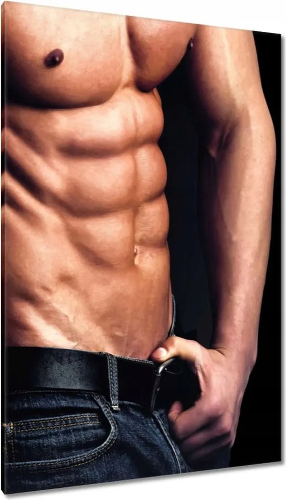 Vászonkép 80x120 Férfi radiátor