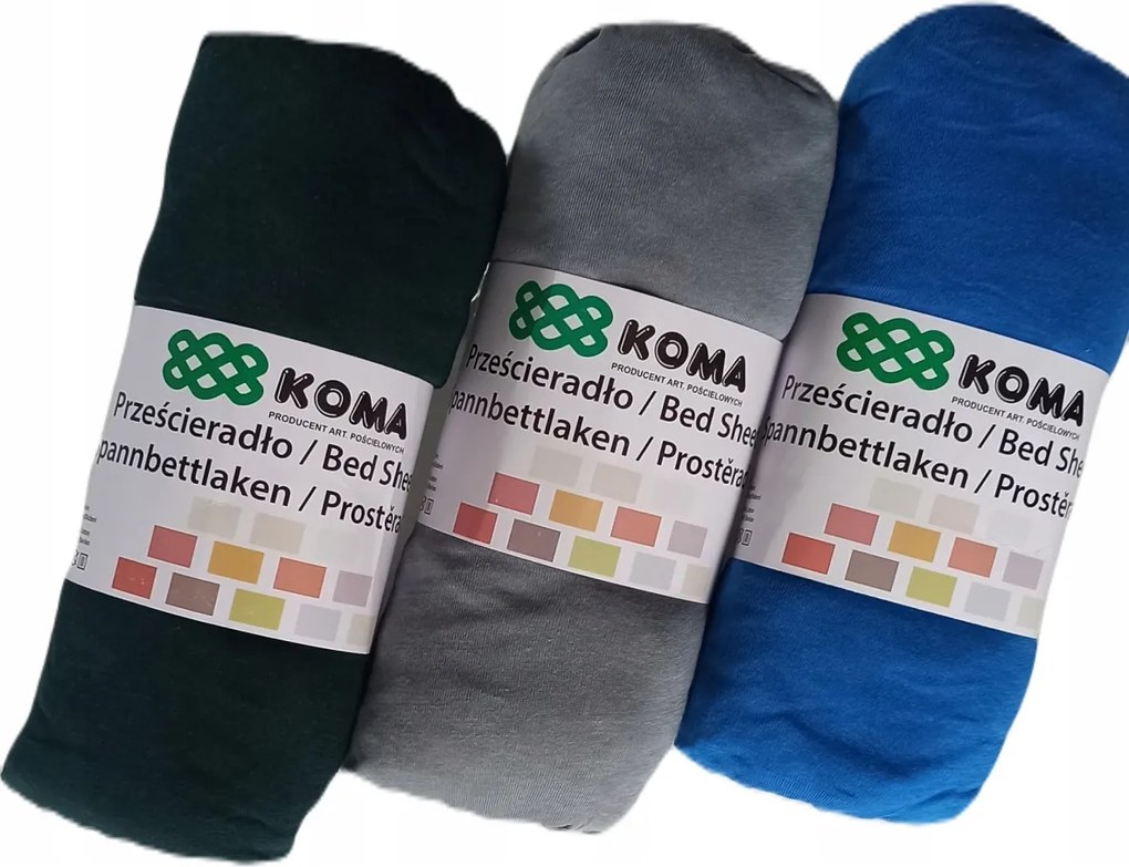 100% Pamut Jersey Gumis Lepedő 140x200