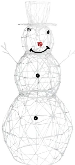 Aigostar - LED kültéri karácsonyi dekoráció 3,6W/31/230V 6500K 120cm IP44 hóember