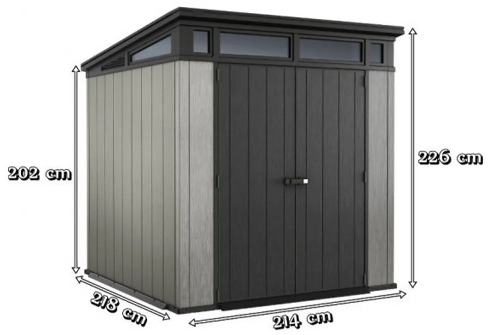 Artisan 7X7 kerti szerszámos ház