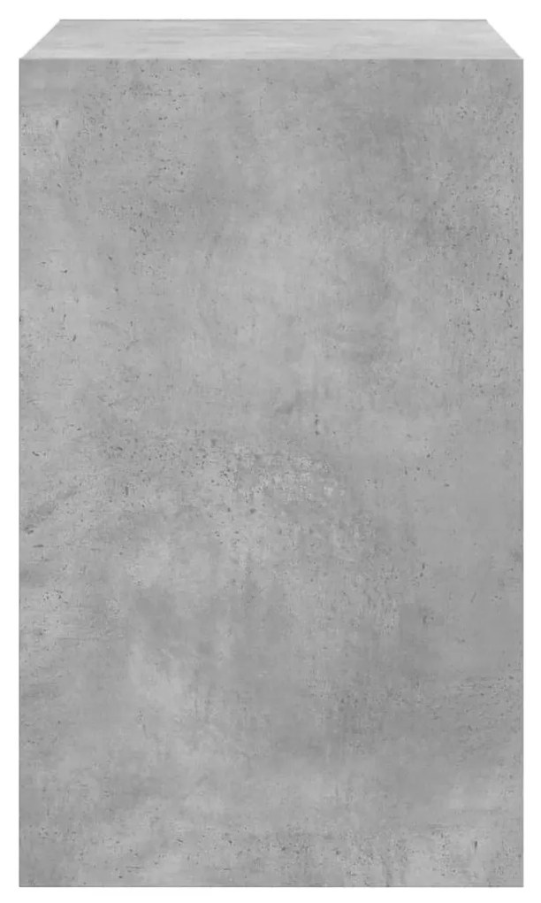 betonszürke szerelt fa cipőszekrény 60 x 42 x 69 cm