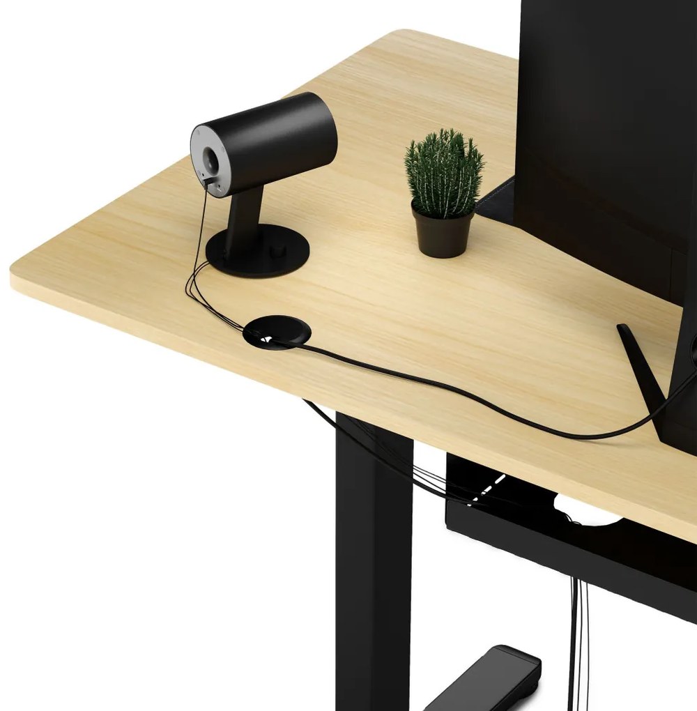 Állítható magasságú elektromos íróasztal Nojo 120x60cm Black Pine